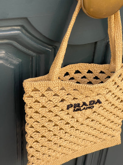 Prada - Cabas en Crochet PM - Les Folies d&
