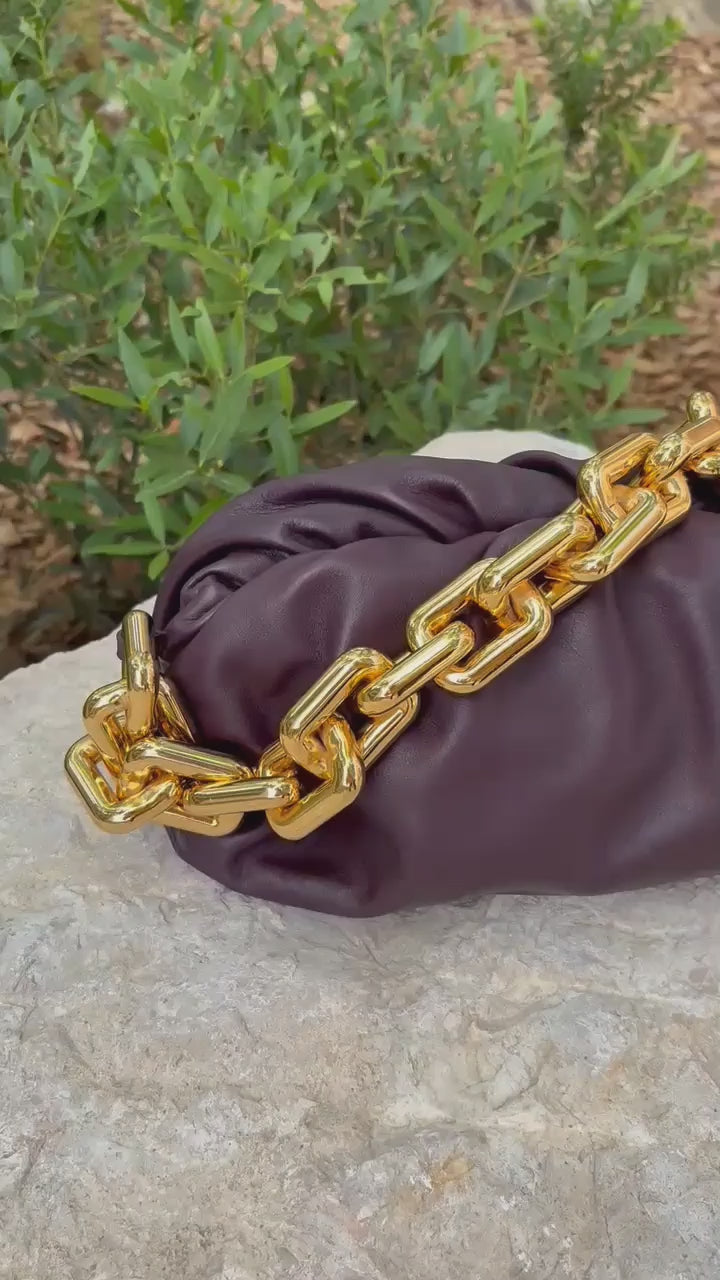 Bottega Veneta - Tasche Kettentasche Veilchen