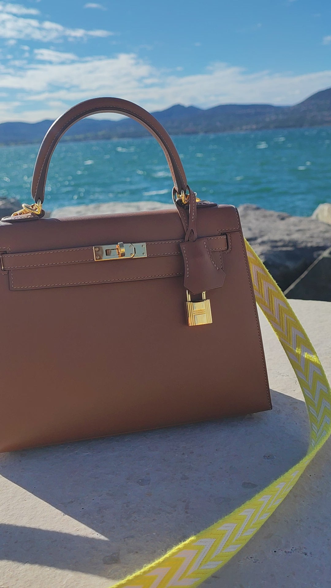 Hermès -  Sac Kelly 25 cigare