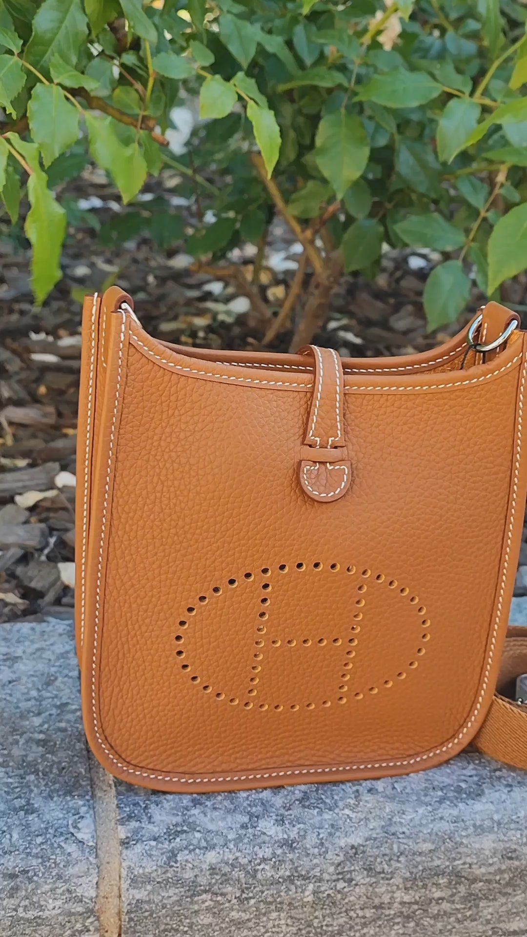 Hermès - Mini Evelyne Tasche Gold