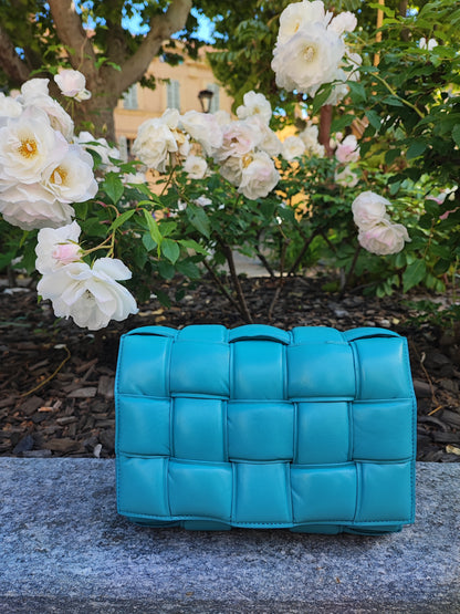 Bottega Veneta - Sac cassette bleu orage