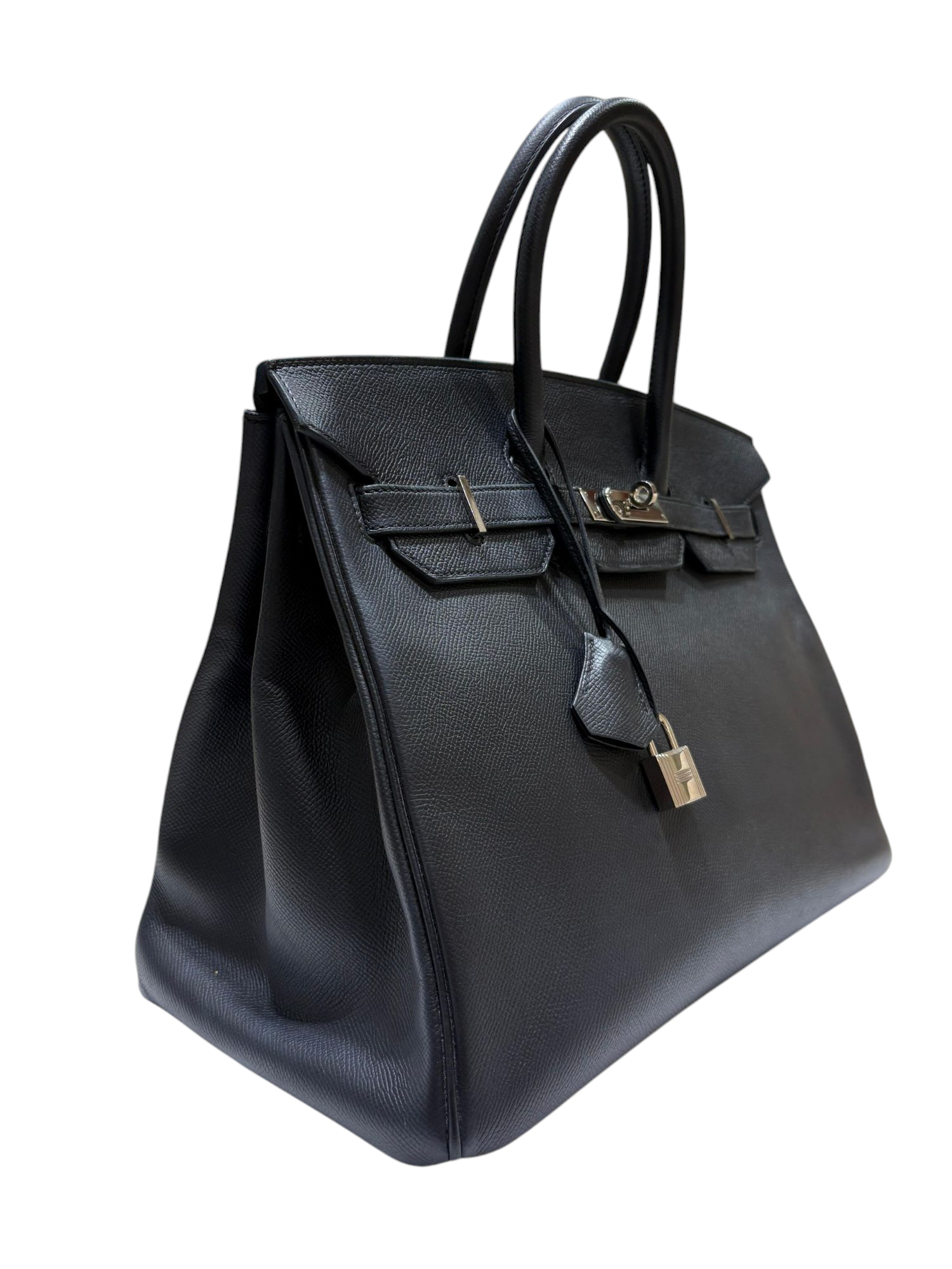 Hermès - Birkin-Tasche 35 Epsom Schwarz