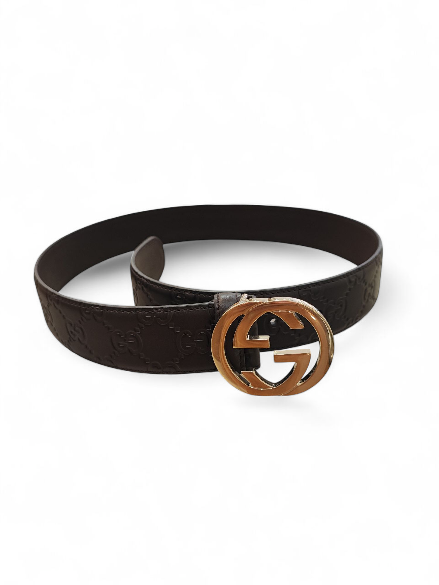 Gucci - Ceinture boucle double GG embossée GG