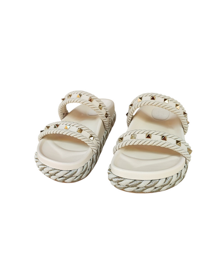 Valentino - Espadrilles sandales rockstud T37