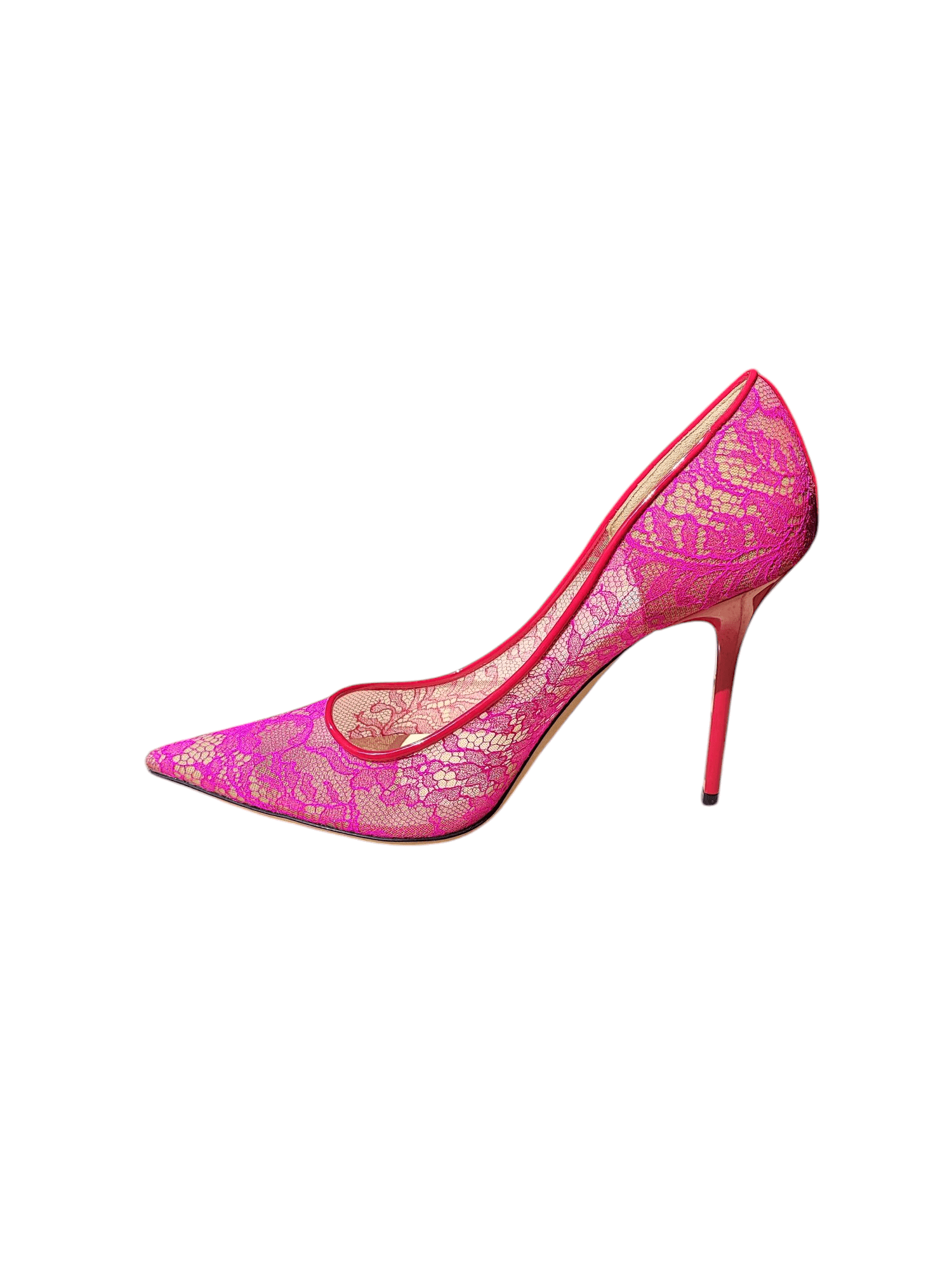 Jimmy Choo - Spitzenpumps in Rosa Größe 39