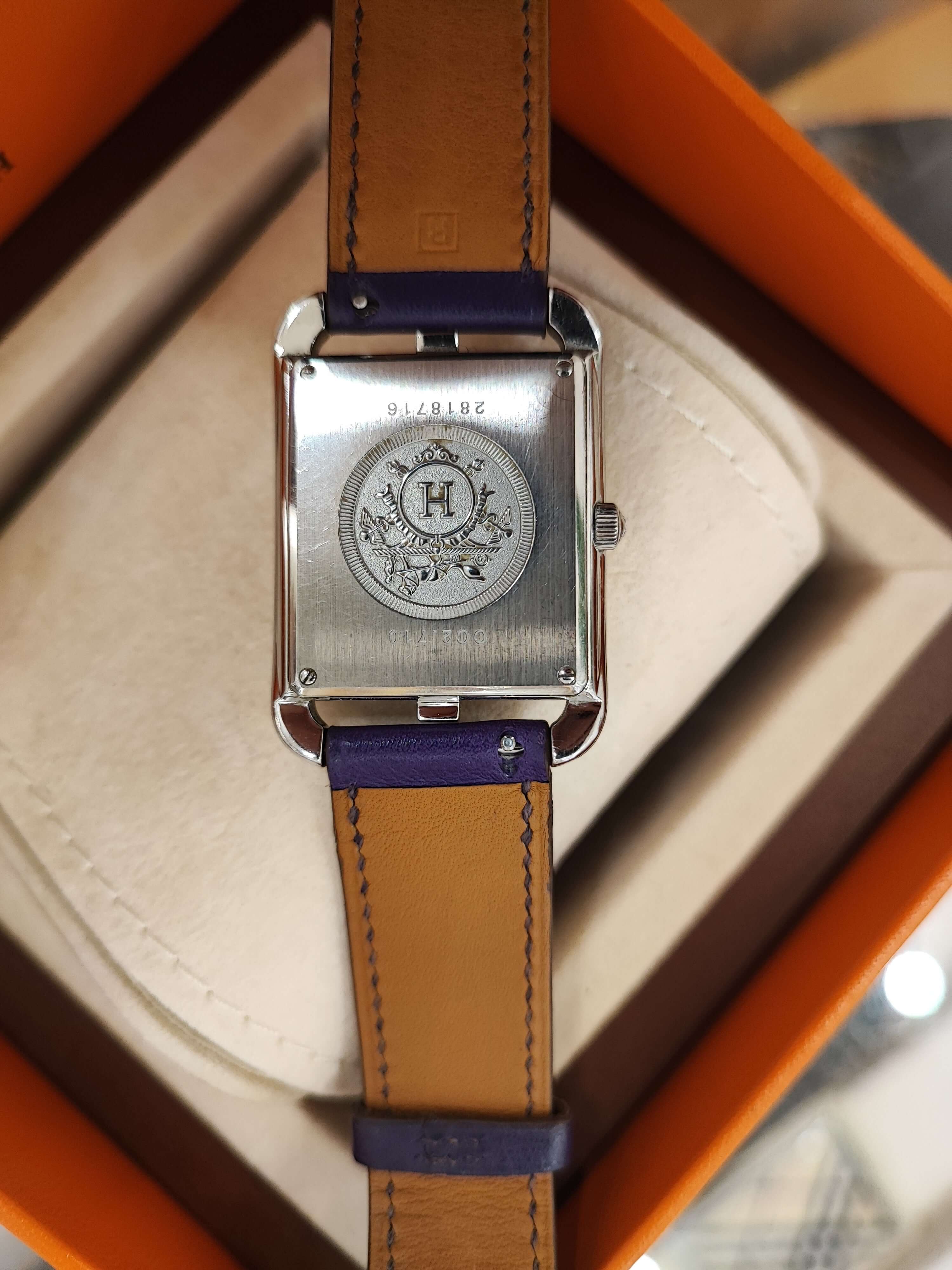 Hermès - Cape Cod 37 mm Iris – Les Folies d'Eugenie
