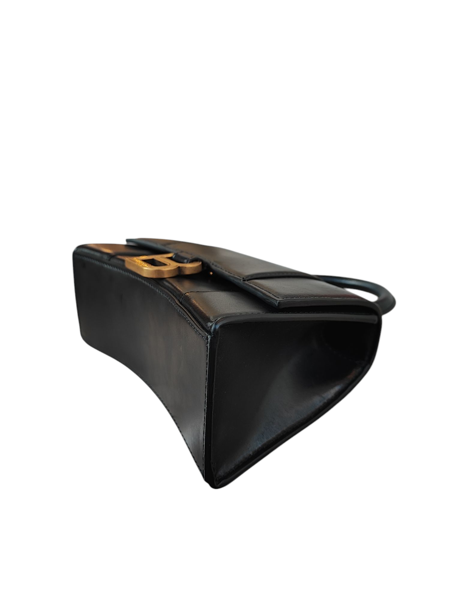 Balenciaga - Borsa Hourglass XS nera