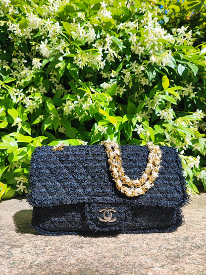 Chanel - Sac classique bicolore
