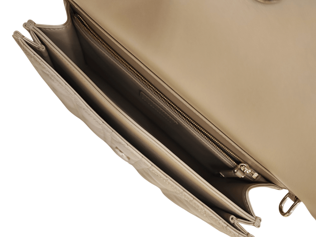 Dior - Beige Top Handle Bag