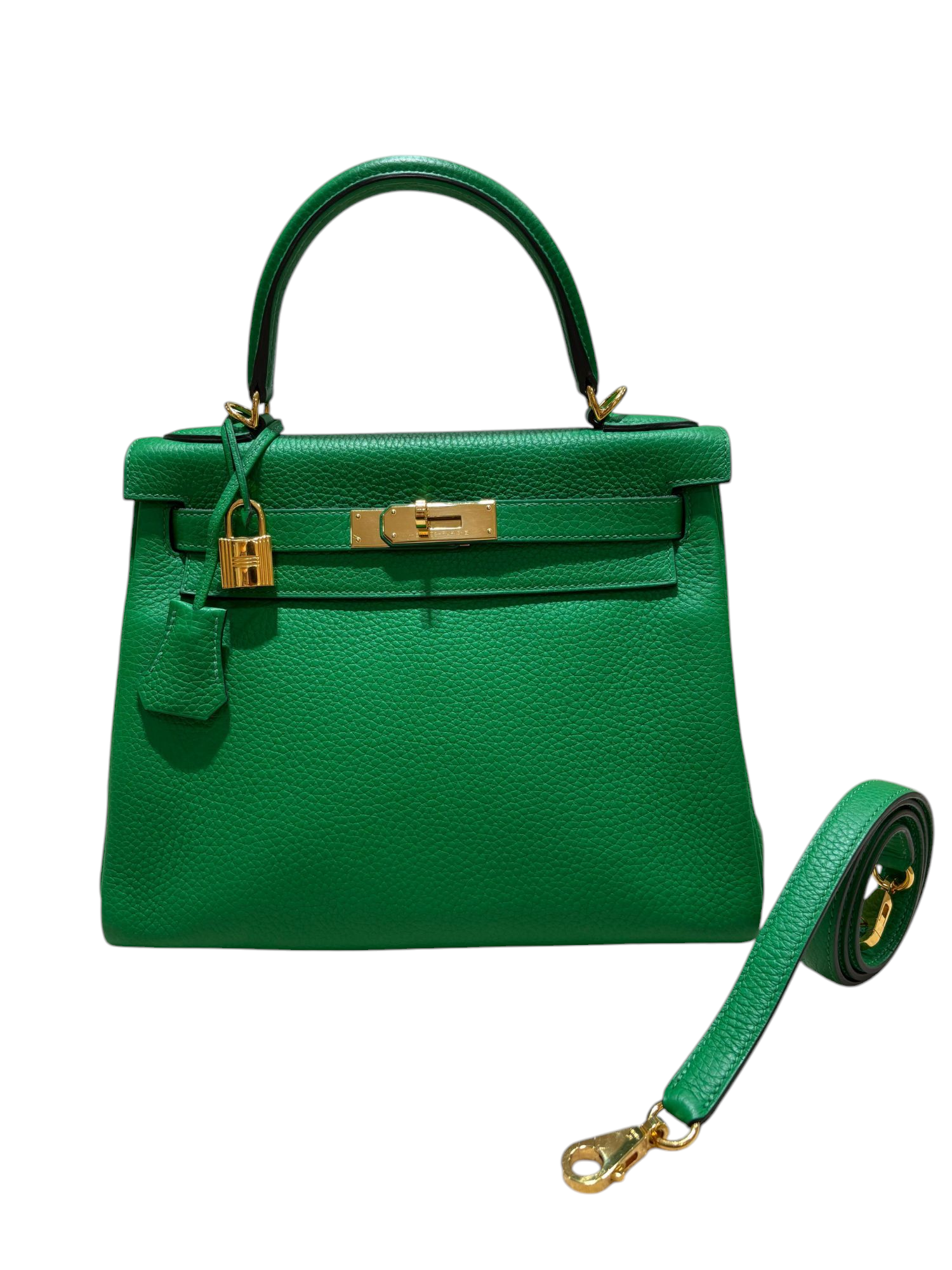 Hermès - Borsa Kelly II 28 bambù