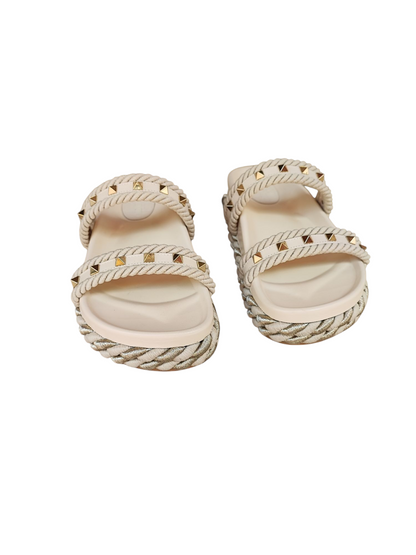 Valentino - Espadrilles sandales rockstud T37