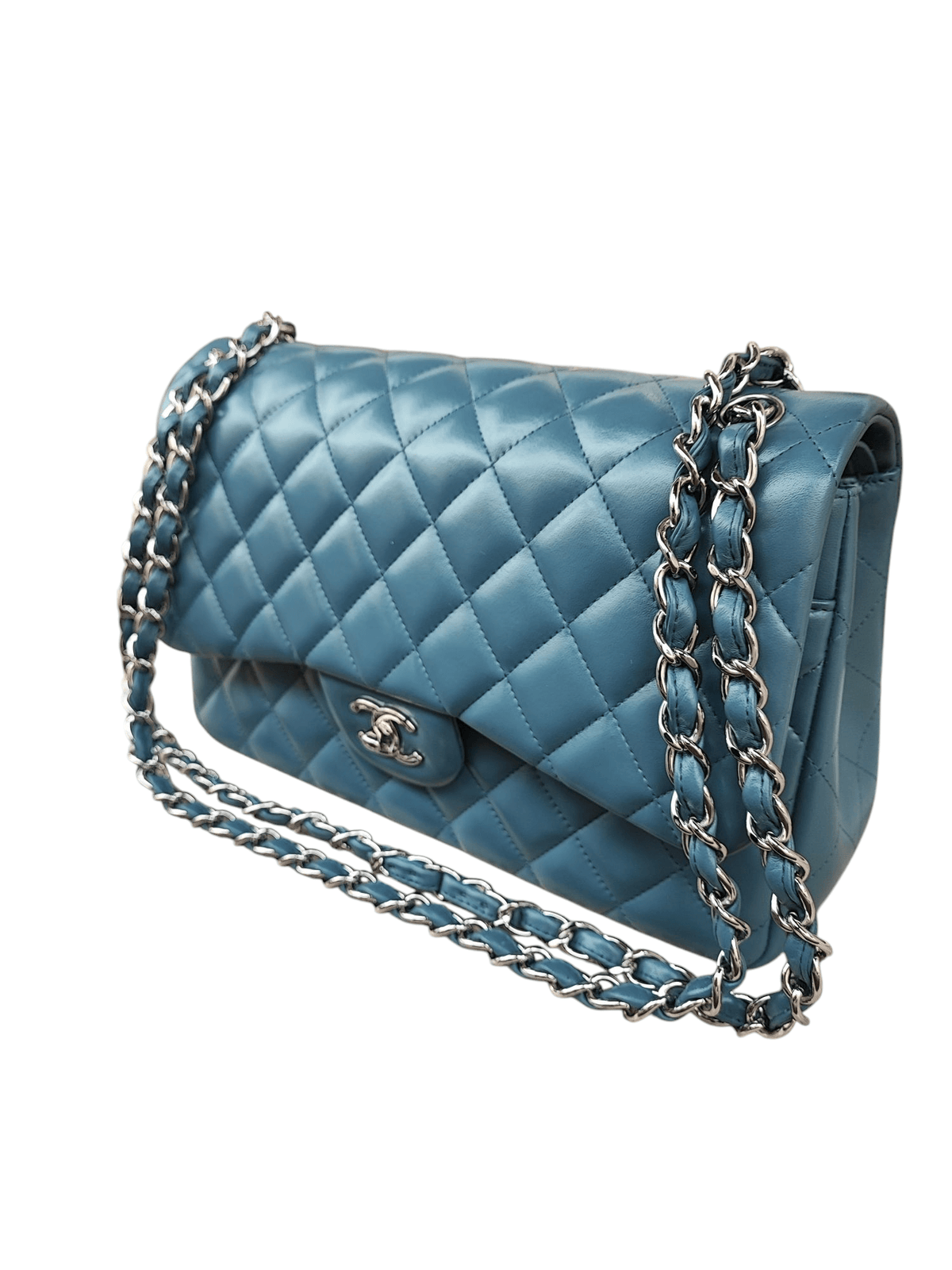 Chanel - Sac Timeless Jumbo Bleu