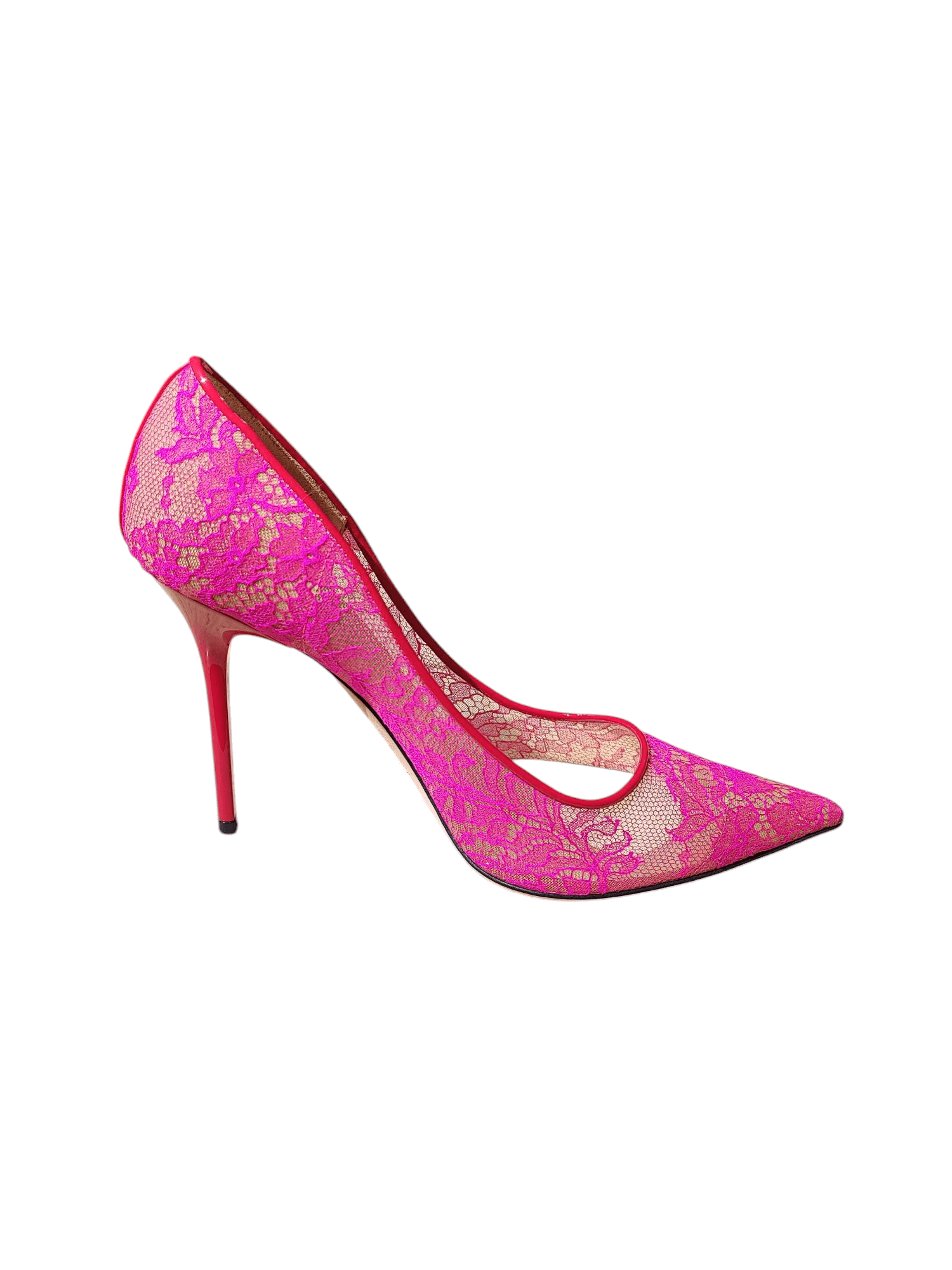 Jimmy Choo - Spitzenpumps in Rosa Größe 39