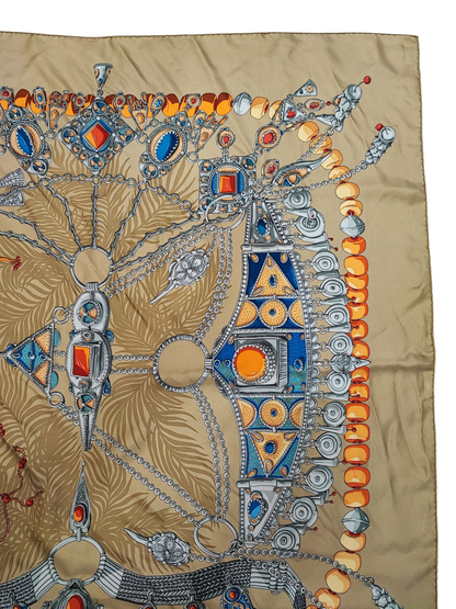 Hermès - Carré de soie 90 Terres Precieuses