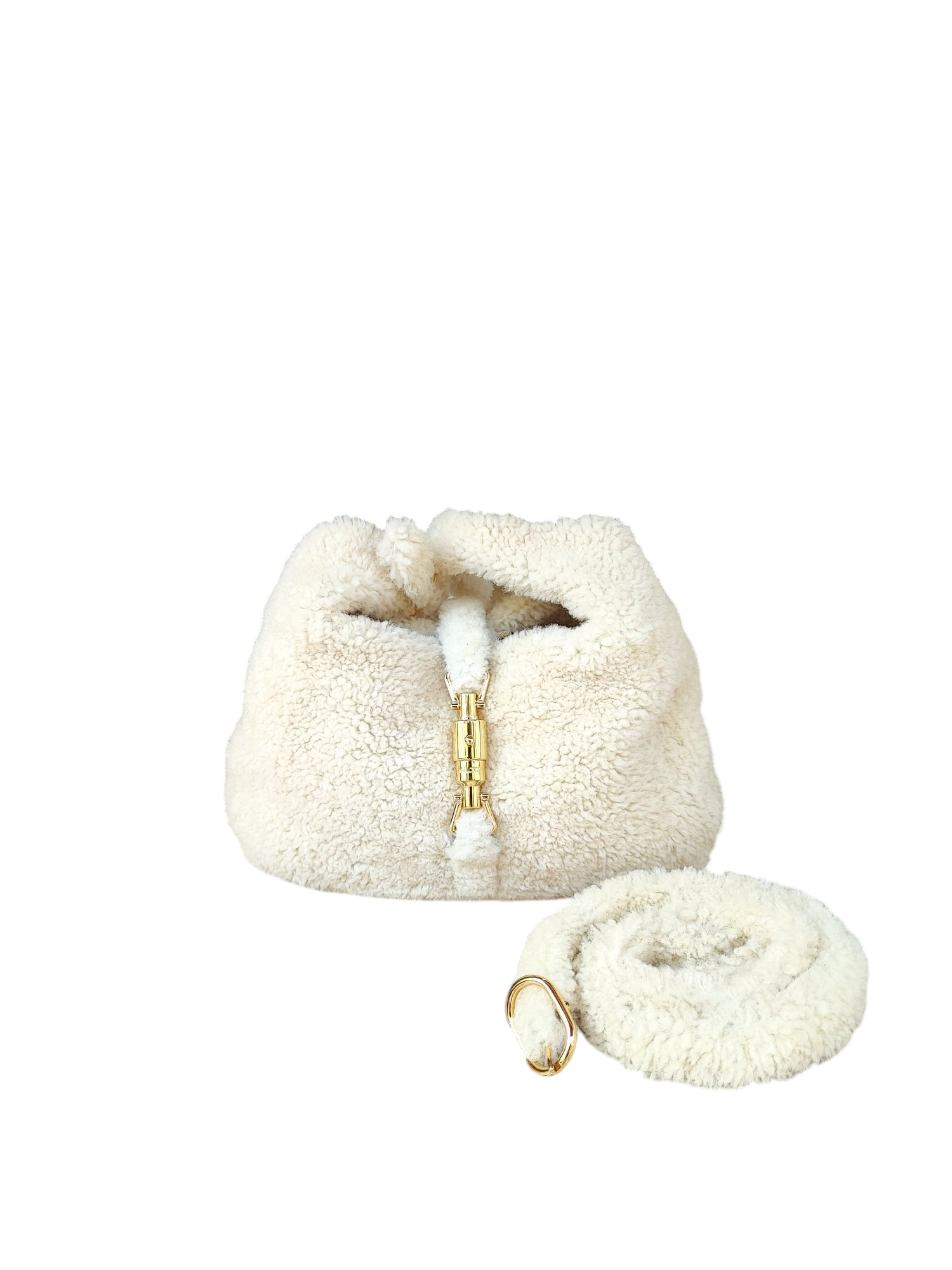 Gucci - Sac Jackie 1961 mouton crème