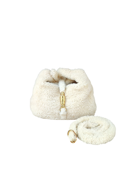 Gucci - Sac Jackie 1961 mouton crème