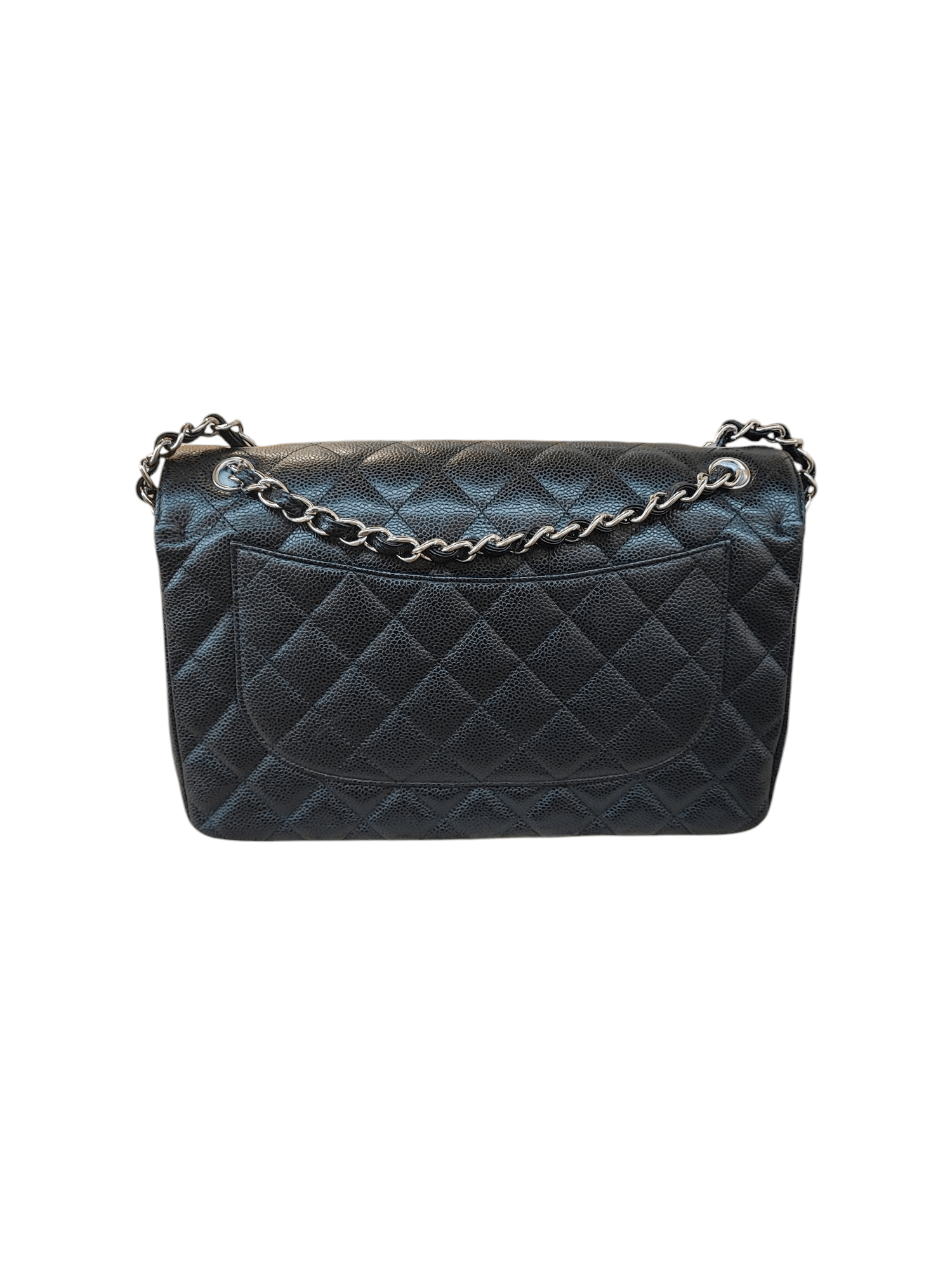Chanel - Tasche Timeless Jumbo Caviar schwarz