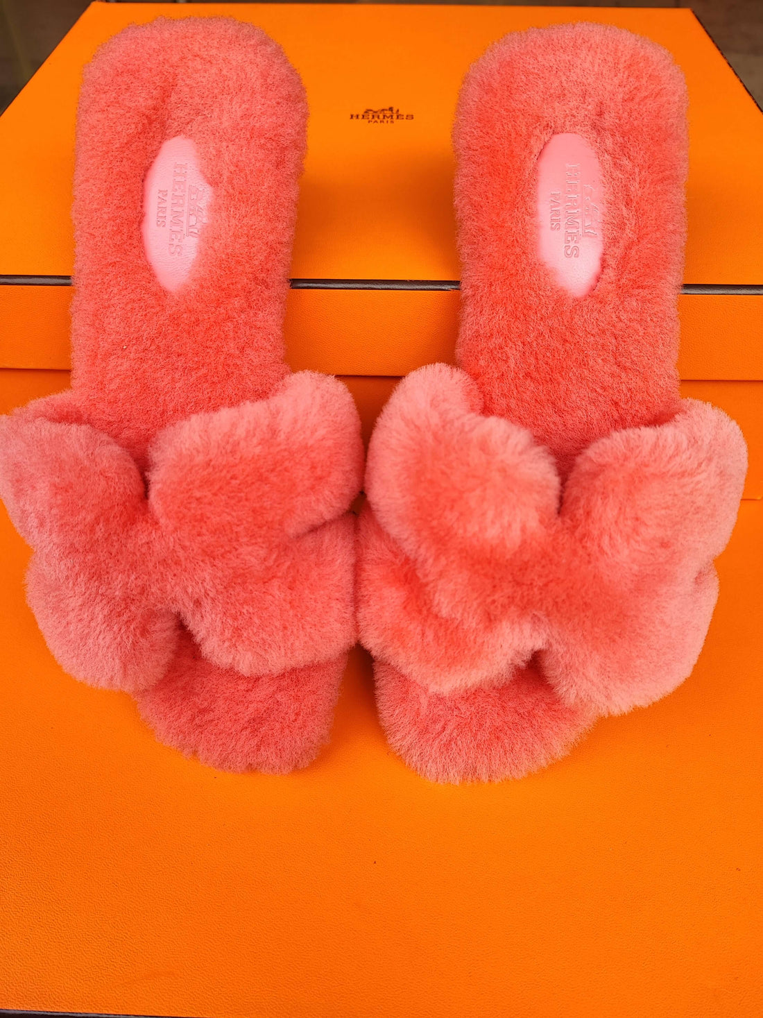 Hermès - Sandales Oran rose T37