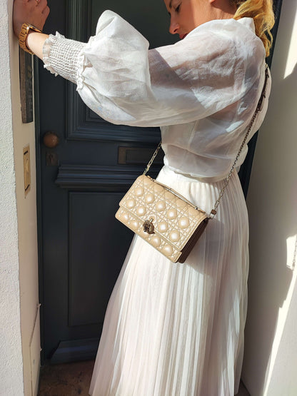 Dior - Beige Top Handle Tasche