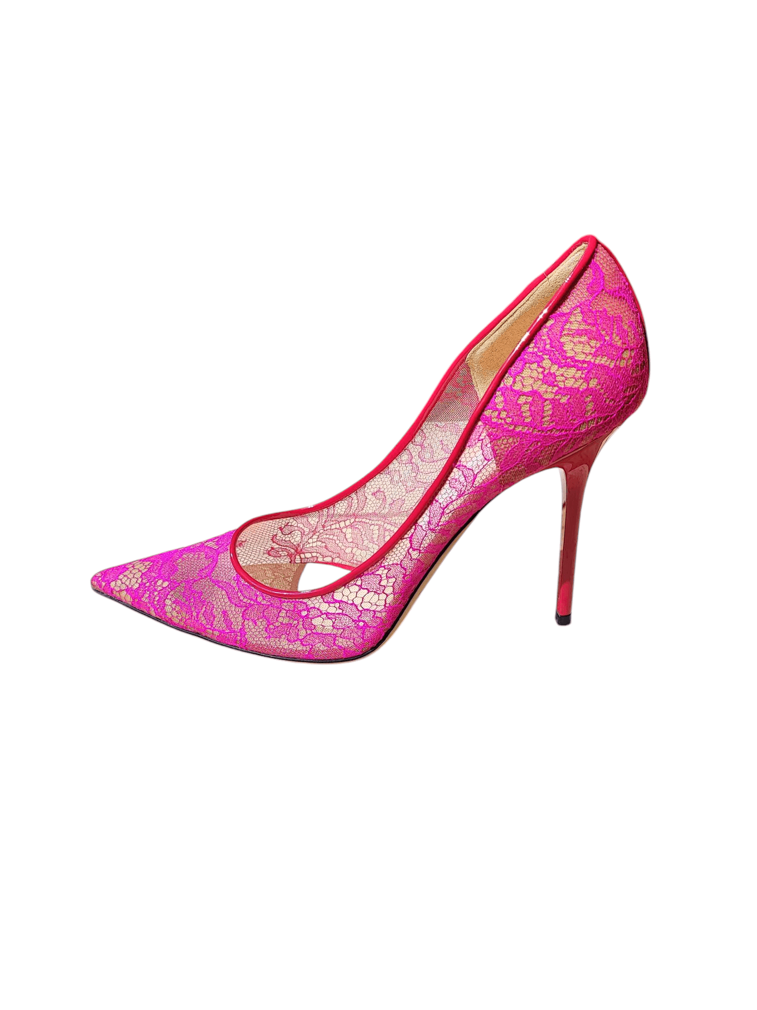 Jimmy Choo - Spitzenpumps in Rosa Größe 39
