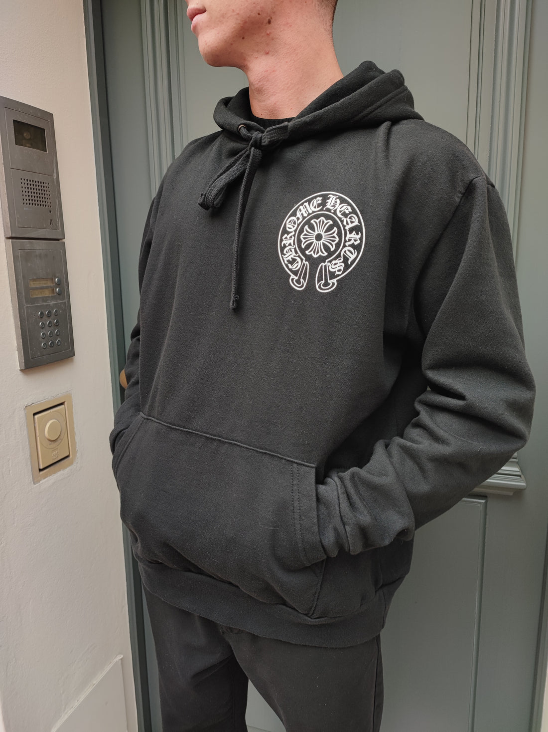 Chrome Hearts - Sweat Shirt Horse Shoe Paris noir T.M