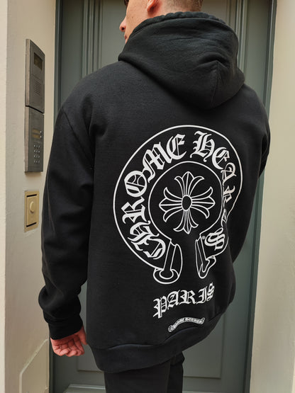 Chrome Hearts - Sweat Shirt Horse Shoe Paris noir T.M
