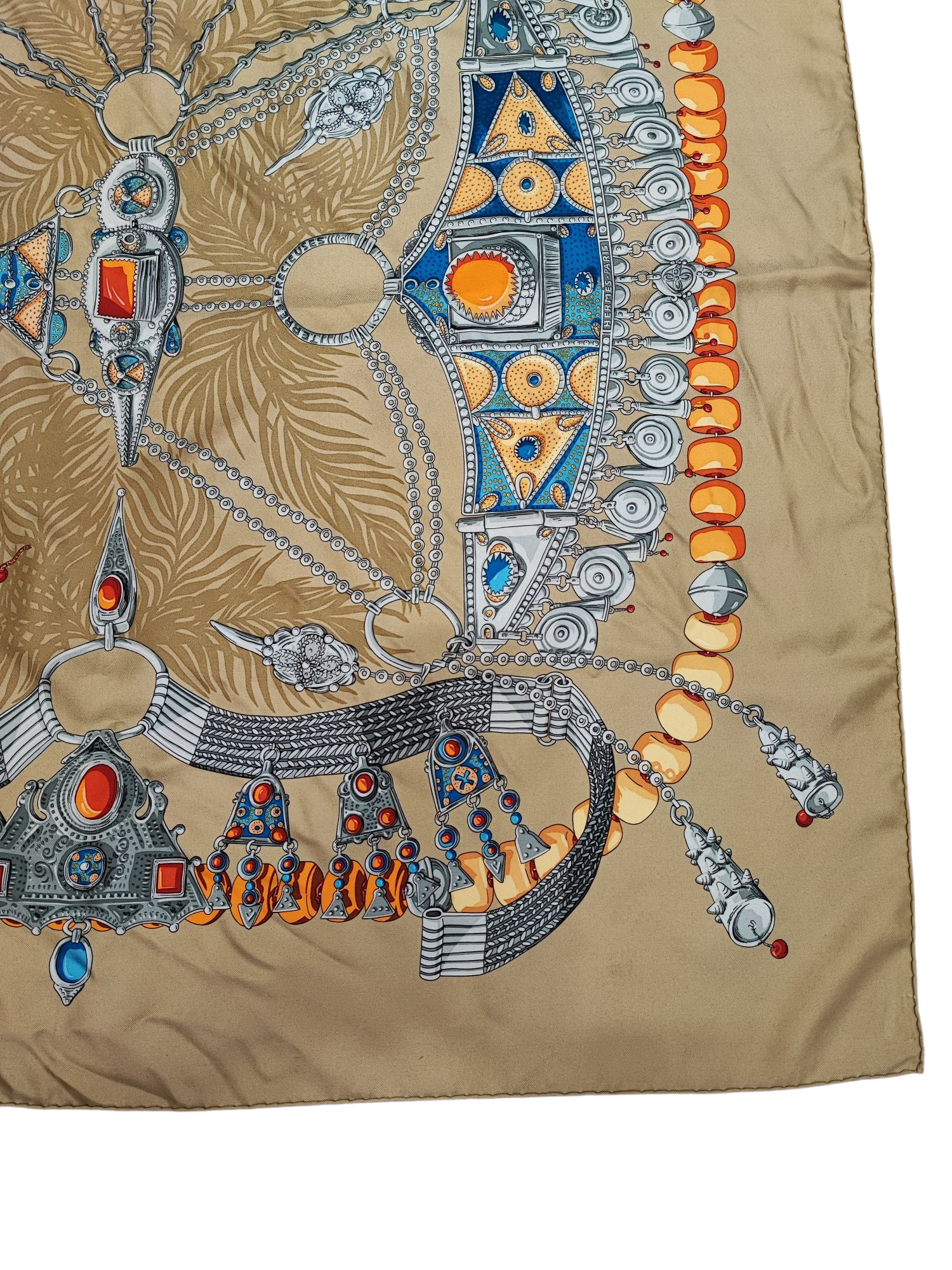 Hermès - Carré de soie 90 Terres Precieuses