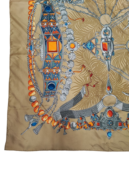 Hermès - Carré de soie 90 Terres Precieuses