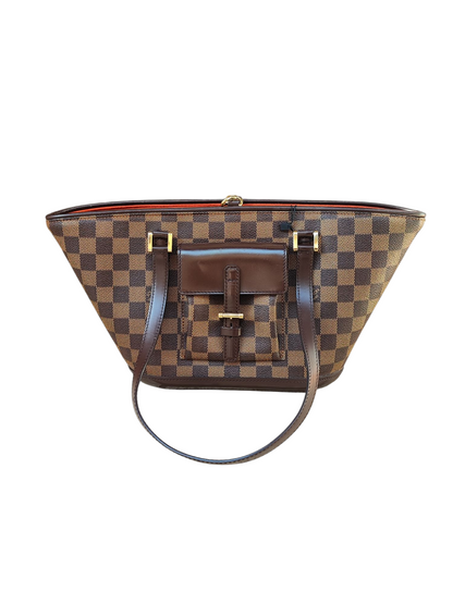 Louis Vuitton - Sac Manosque monogramme marron
