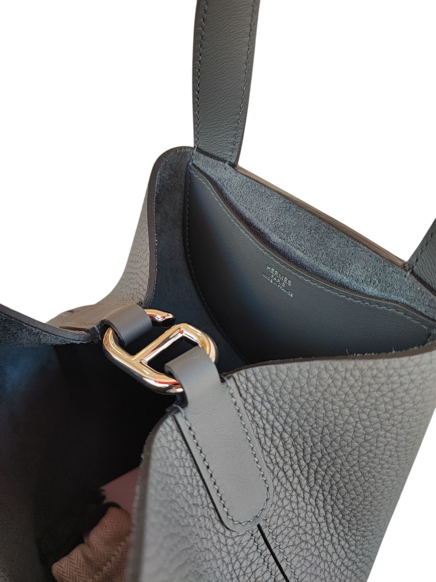 Hermès - Tasche In The Loop 18 Grau