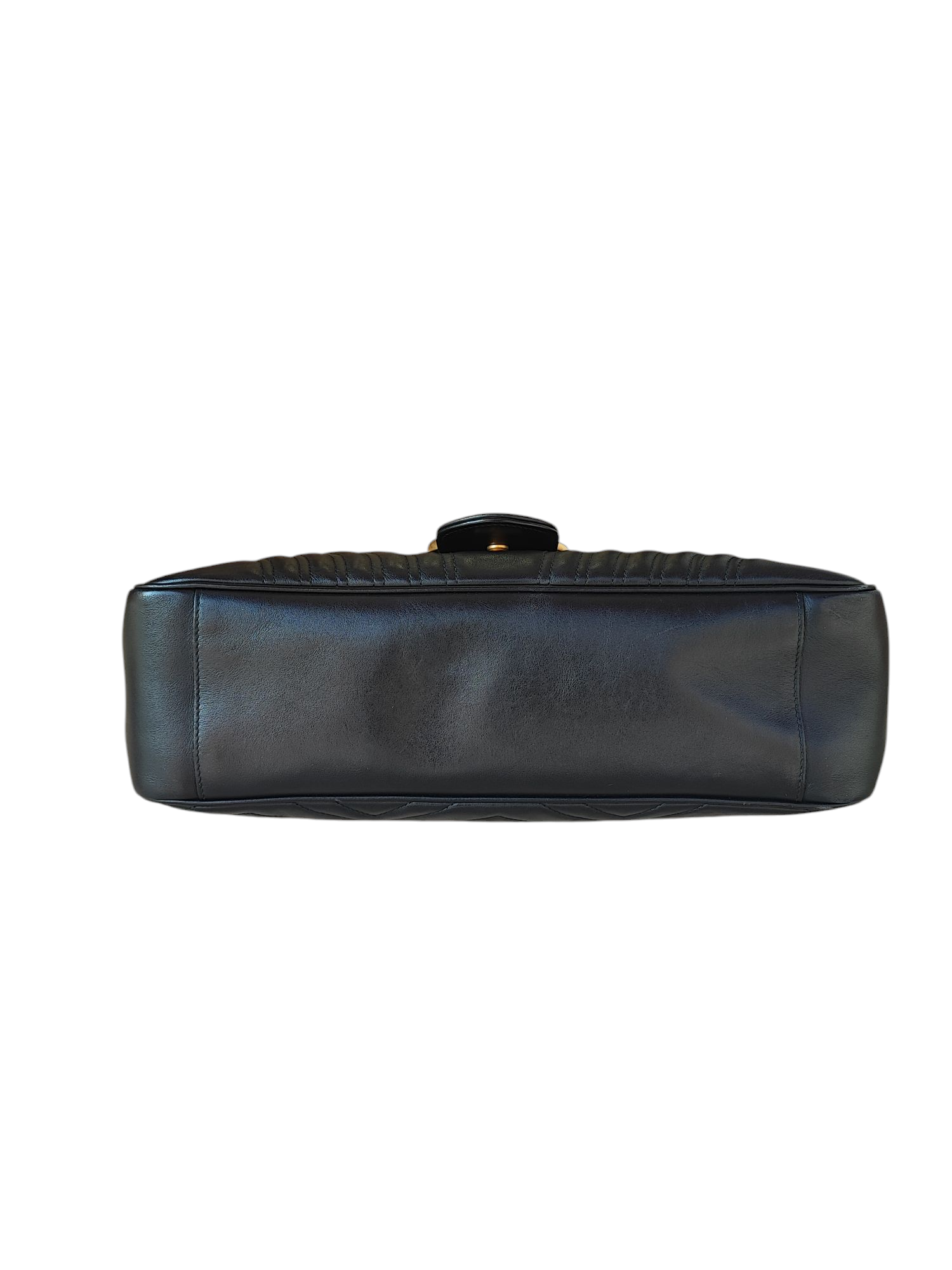Gucci - Große schwarze Marmont-Tasche