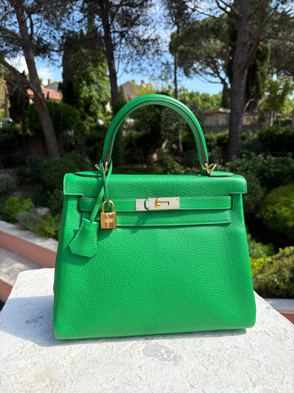 Hermès - Sac Kelly II 28 bambou