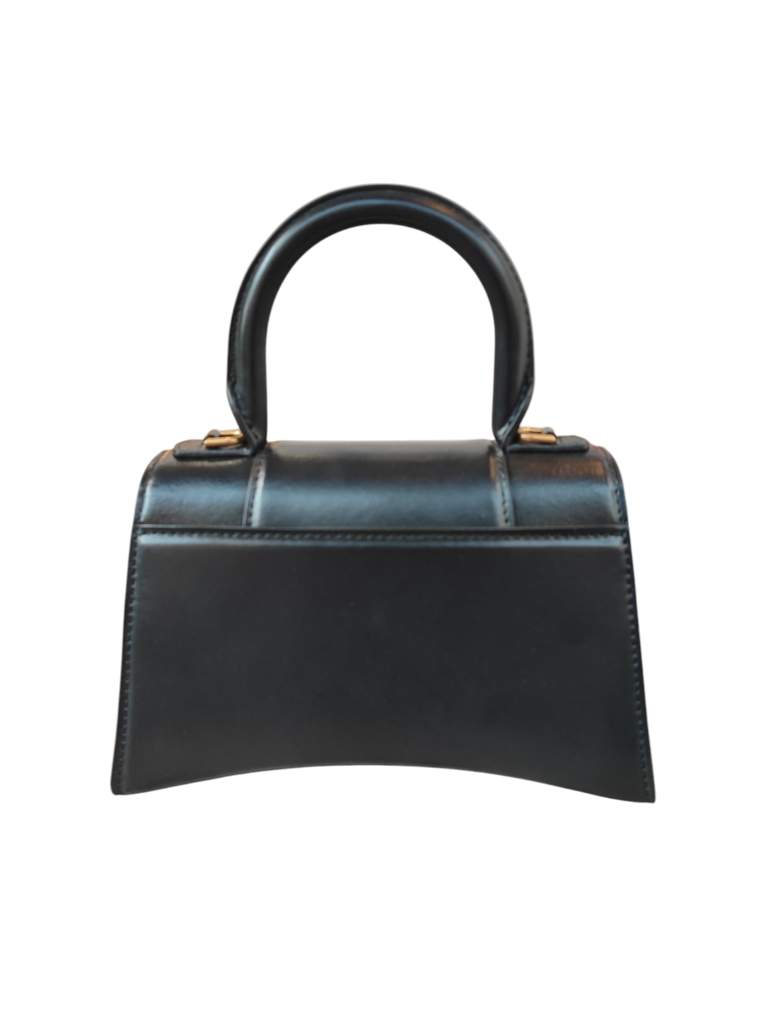 Balenciaga - Borsa Hourglass XS nera