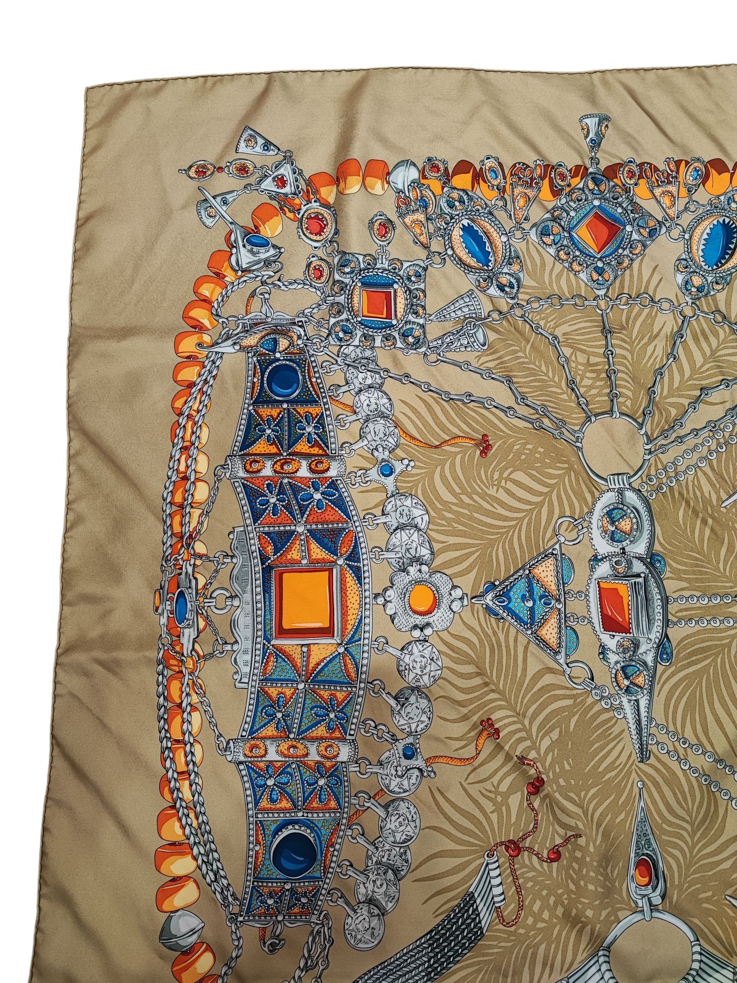 Hermès - Carré de soie 90 Terres Precieuses