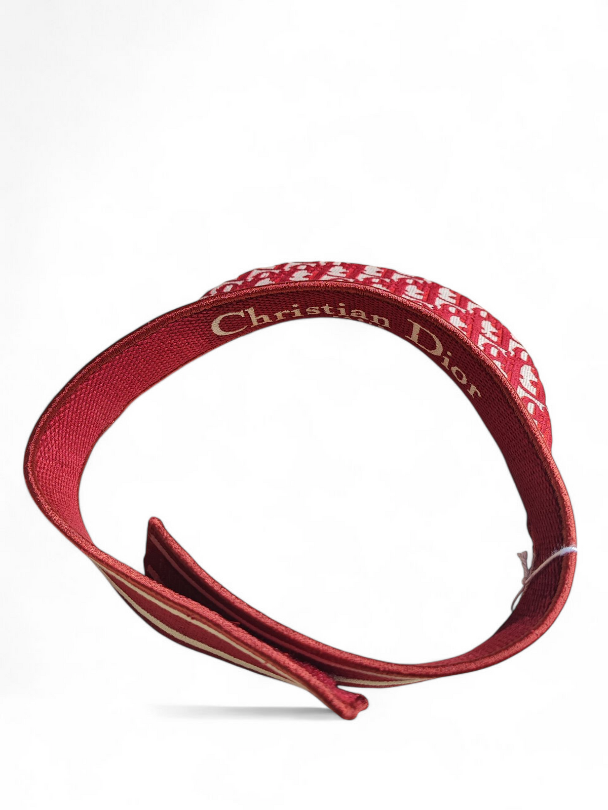 Dior - Rotes Monogramm-Visier