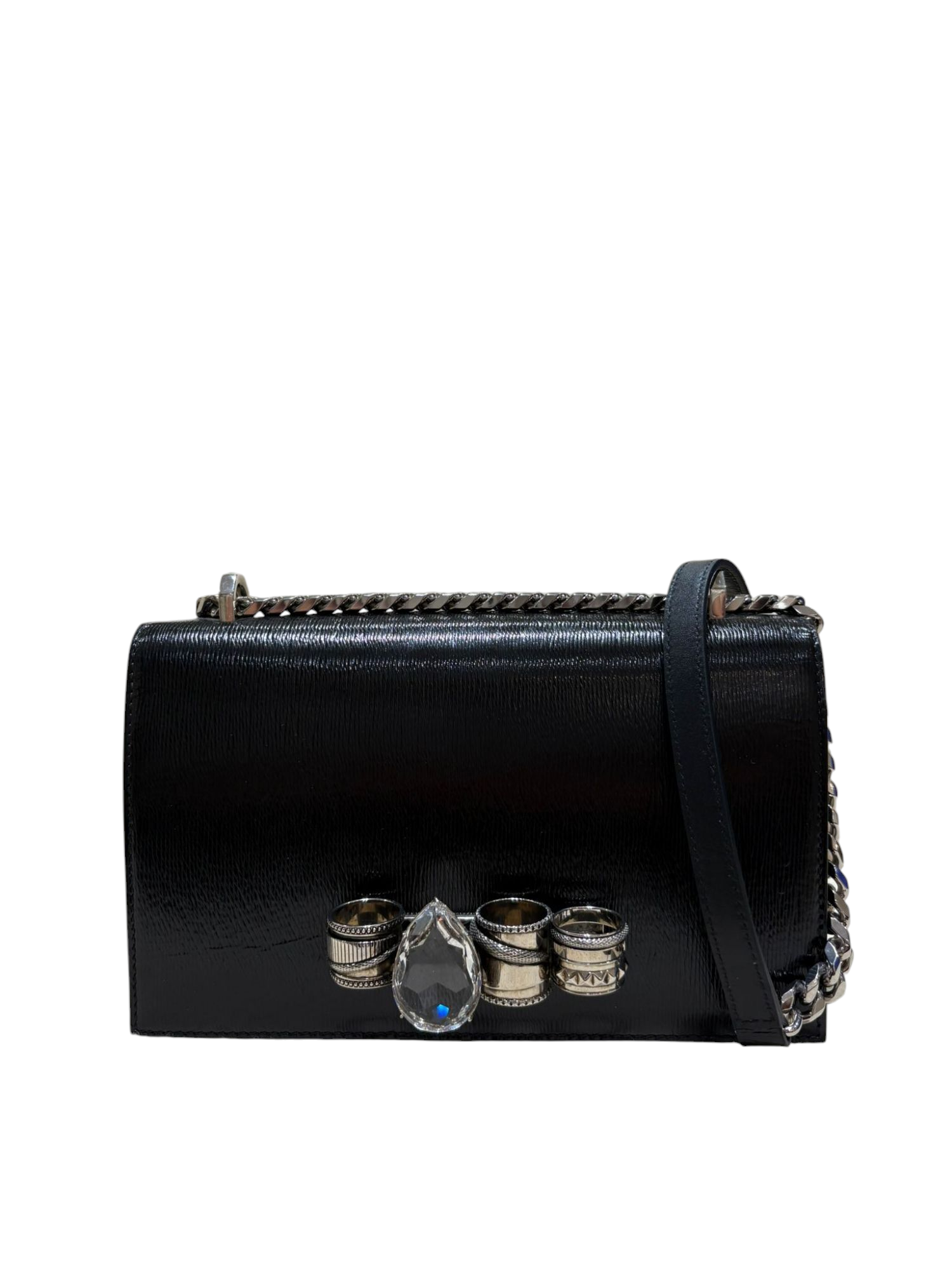 Alexander Mc Queen - Sac à poing américain noir