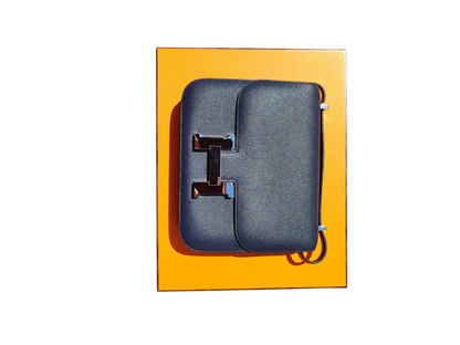 Hermès - Sac Constance 18 bleu commande spéciale