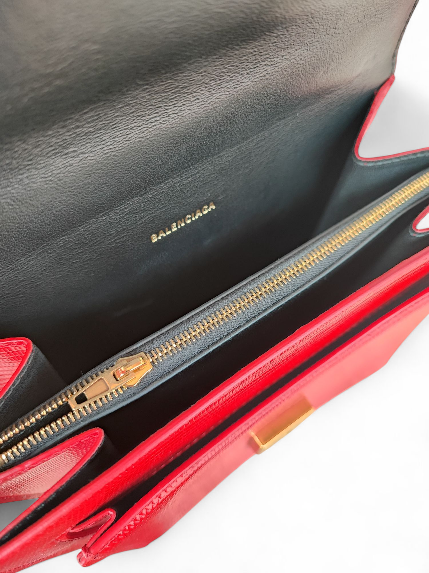 Balenciaga - Borsa Sharp S rossa