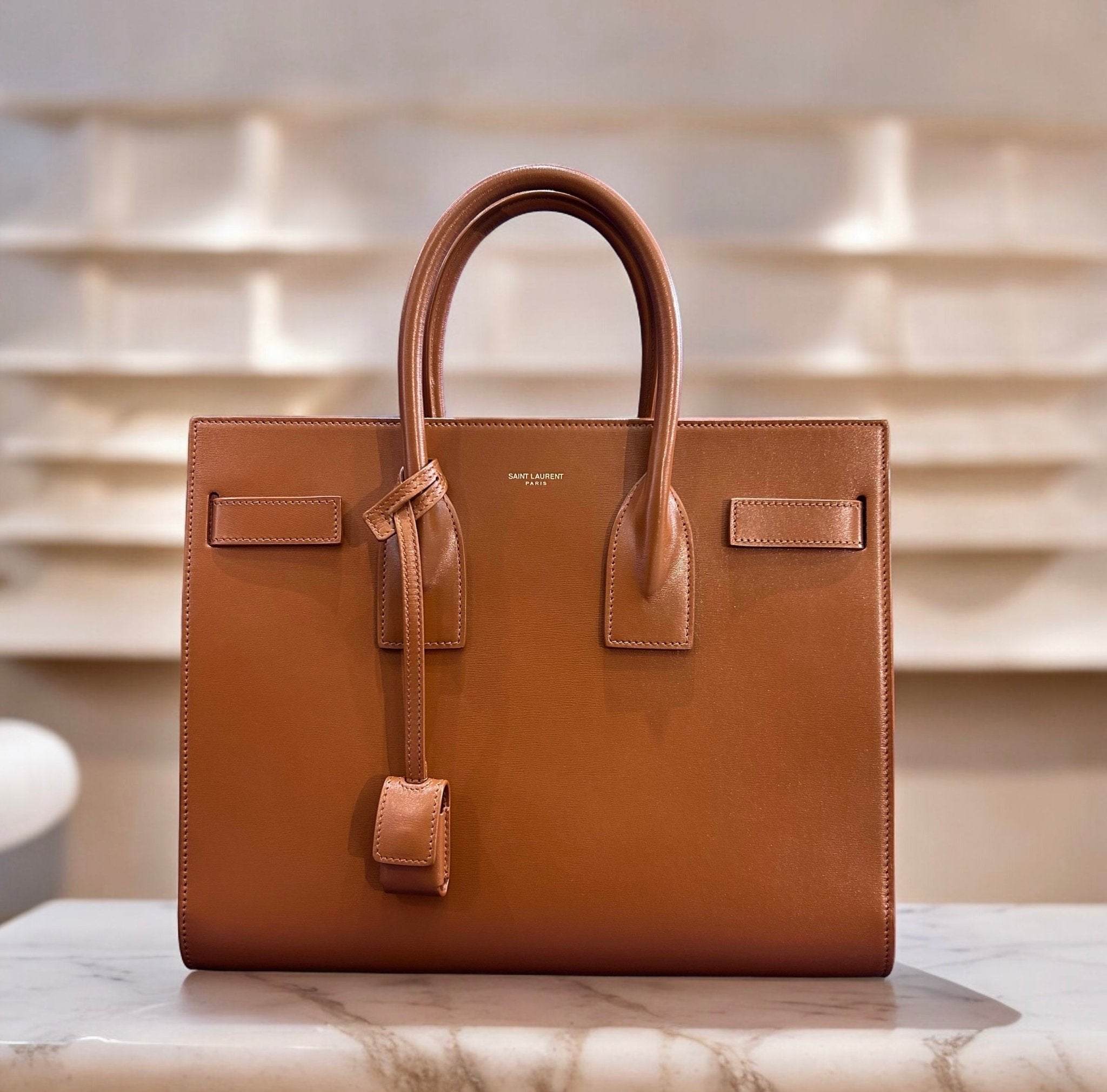 Saint laurent sac de jour brown hotsell