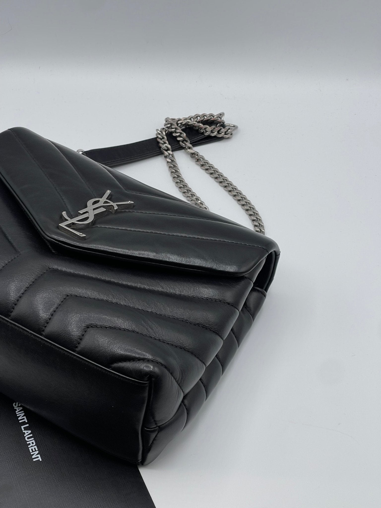 Saint Laurent - Sac Loulou small noir - Les Folies d&