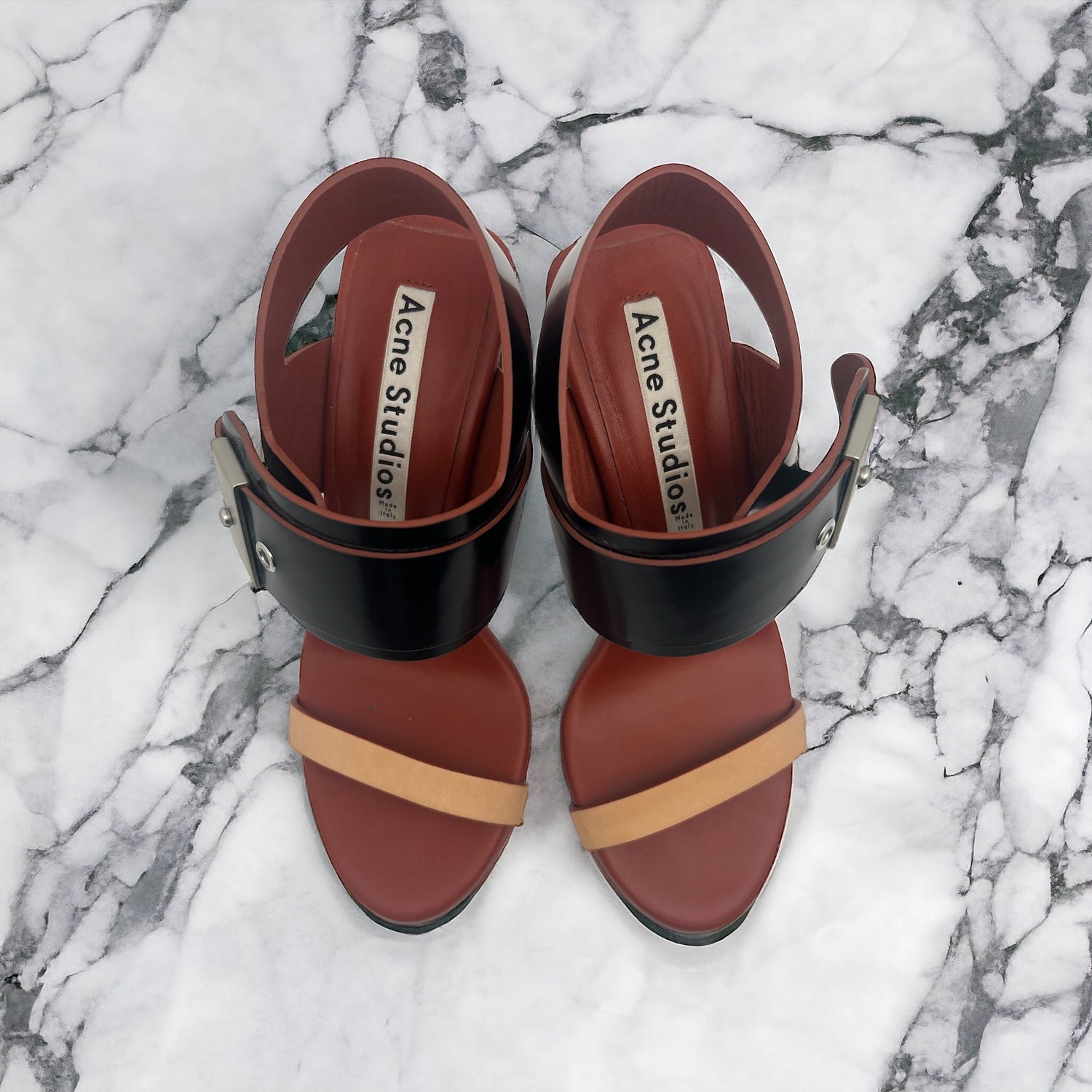Acne Studio Sandales Acne Studio Marron 38 - Les Folies d&