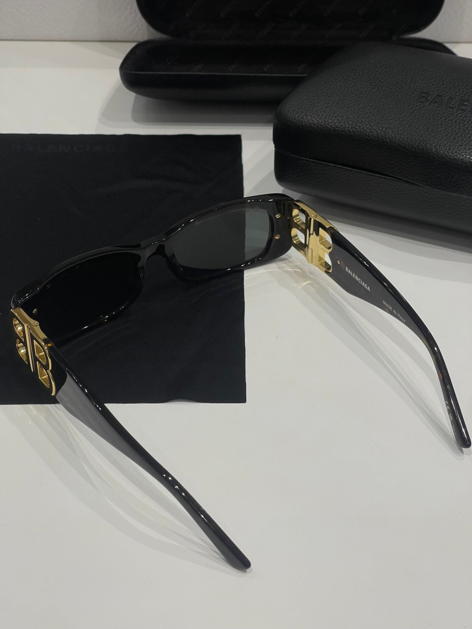 Balenciaga - Solaires Dynasty rectangle écaillées - Les Folies d&