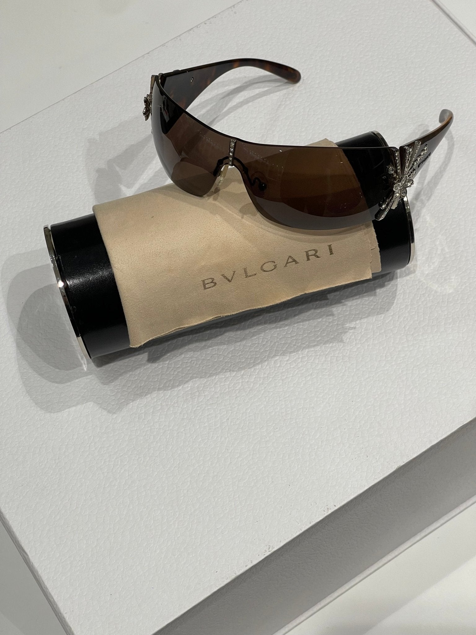 Bulgari - Solaires casque cristaux Swarovski - Les Folies d&
