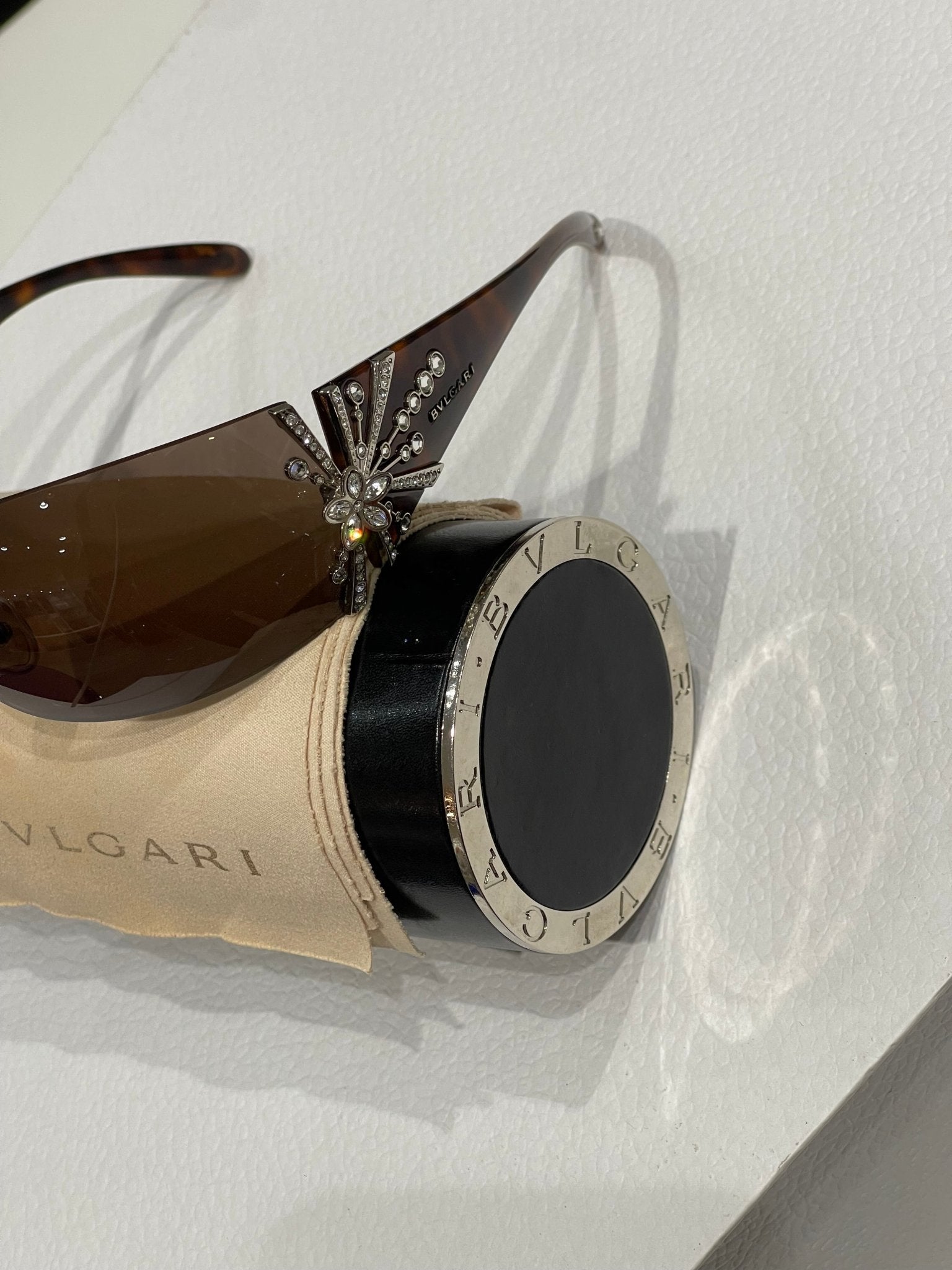 Bulgari - Solaires casque cristaux Swarovski - Les Folies d&
