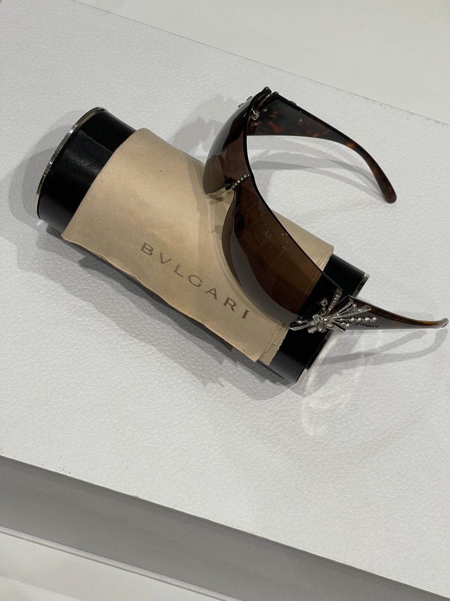 Bulgari - Solaires casque cristaux Swarovski - Les Folies d&