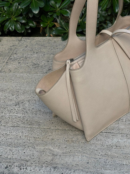 Céline - Sac Tri-Fold beige MM - Les Folies d&