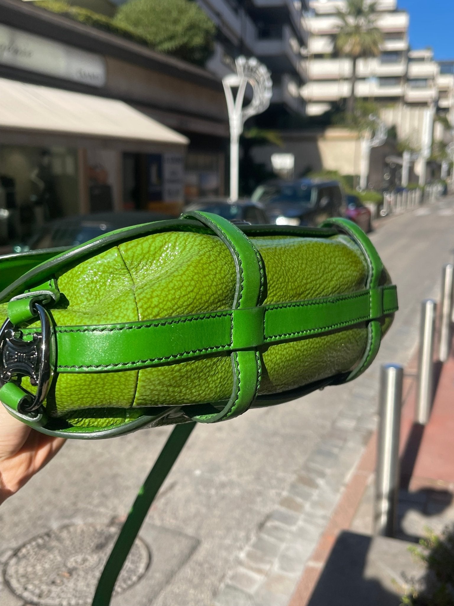 Céline - Sac Triomphe vert - Les Folies d&