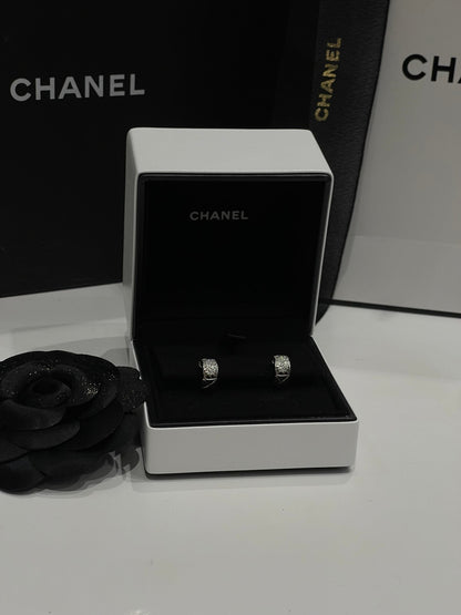 Chanel - Boucles d’oreilles Coco crush or blanc et diamants - Les Folies d&