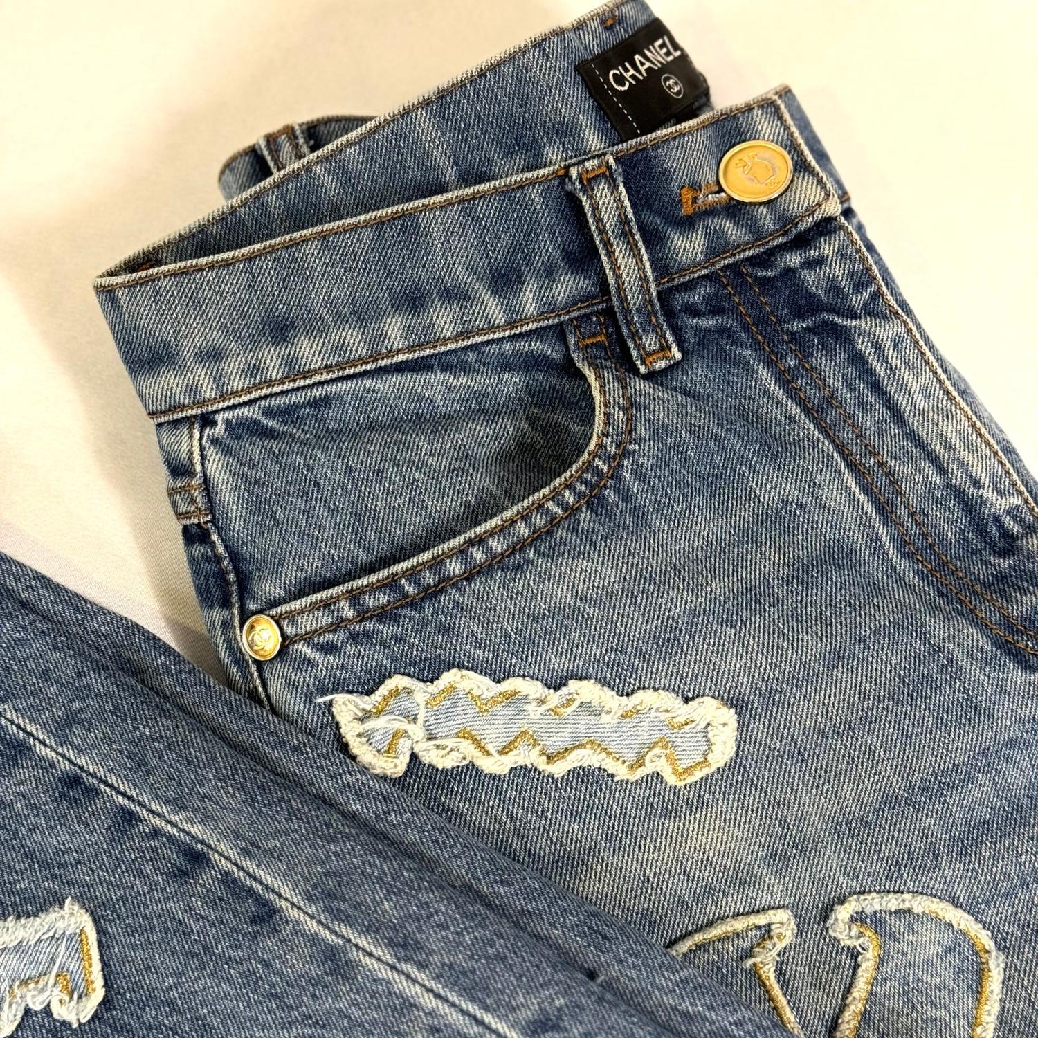 Chanel - Jeans Patchwork - Les Folies d&