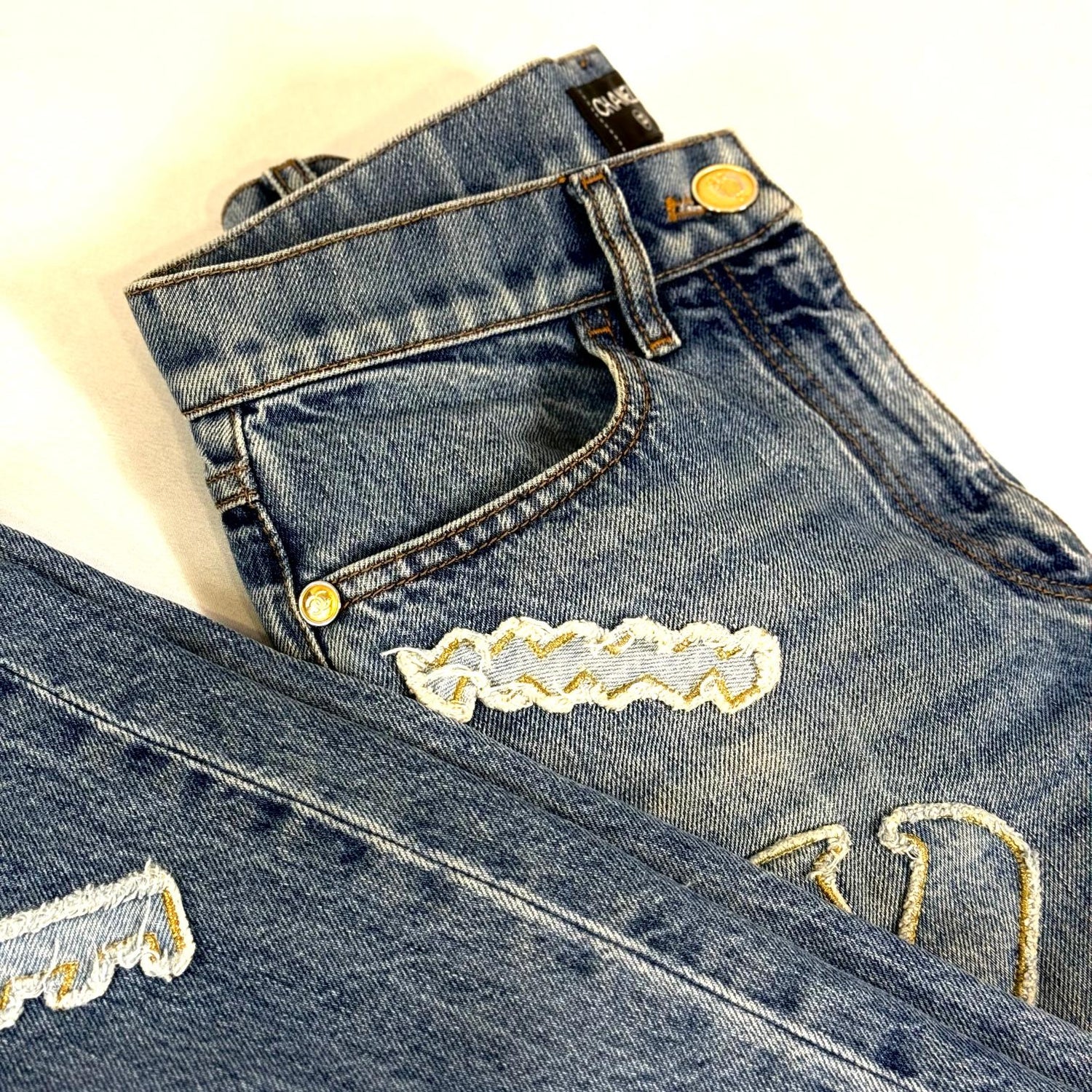 Chanel - Jeans Patchwork - Les Folies d&